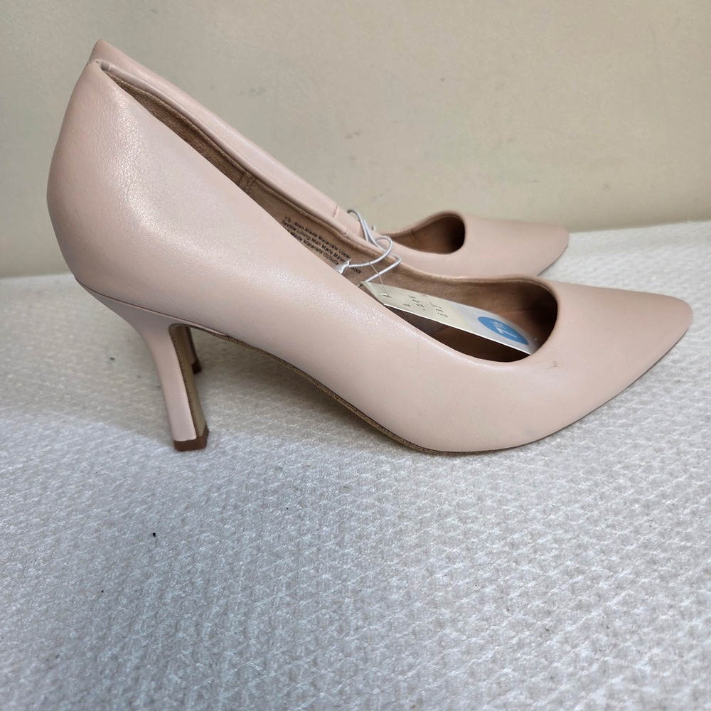 A New Day Womens Pointed Toe Pump Heels Nude Blush Size 7.5 NEW